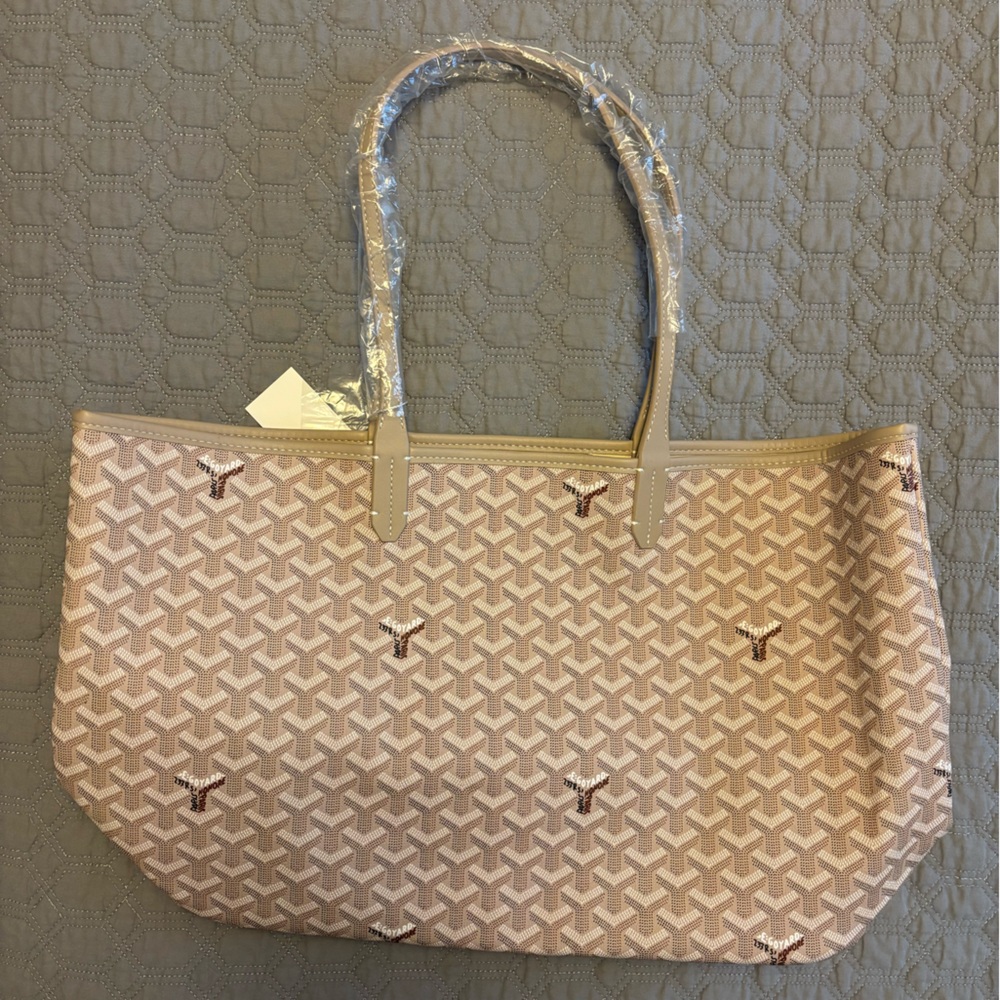 Inspired St. Louis Cream Large Tote